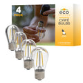 Enbrighten Ecoscapes LED Cafe Lights Replacement Bulbs, 4 Pack