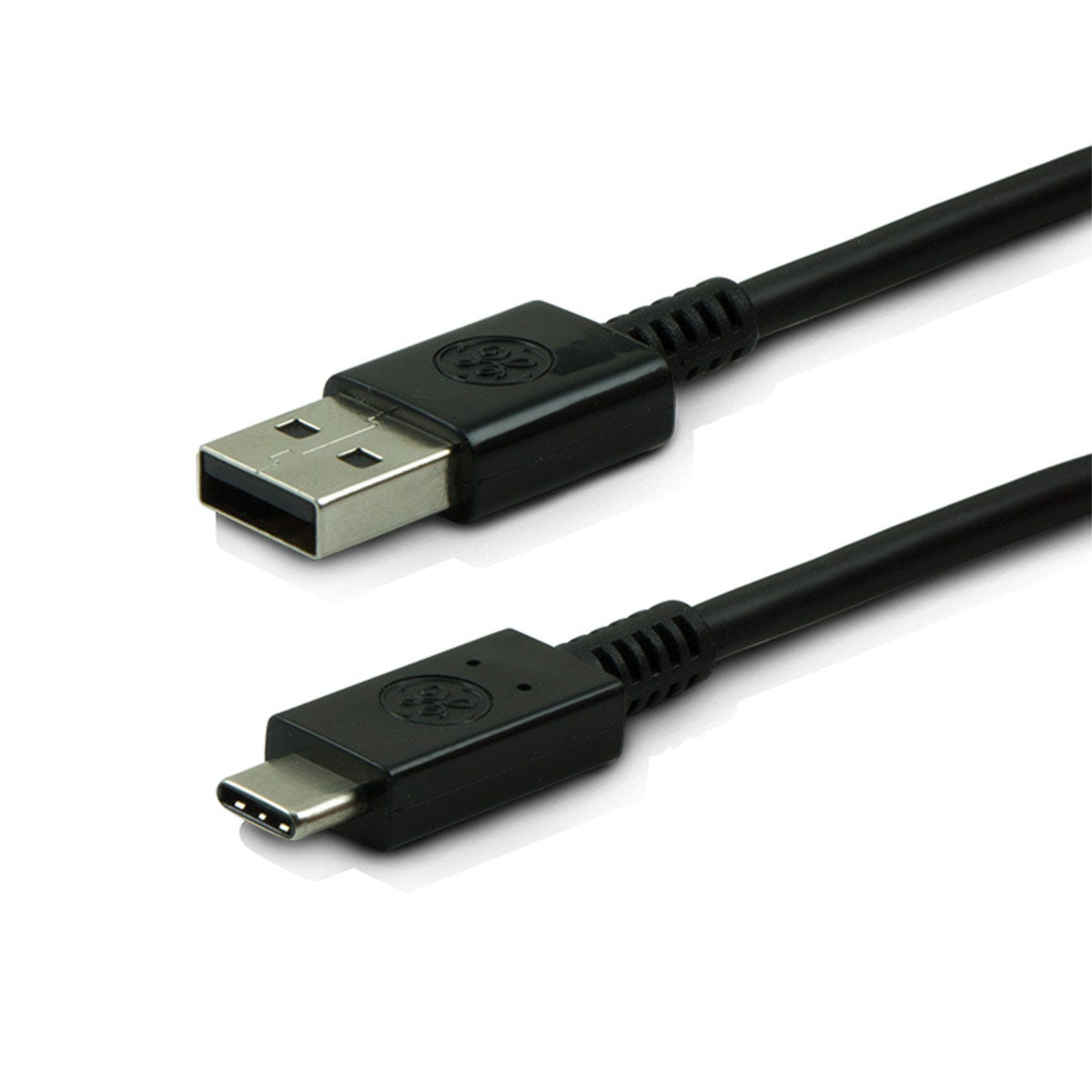 GE 6.5ft. USB-A to USB-C Charging Cable, Black