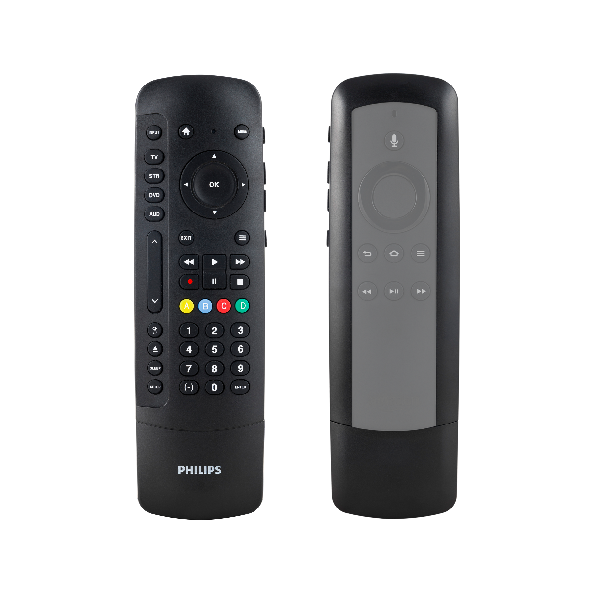 Philips 4-Device Universal Companion Remote for Fire TV, Black