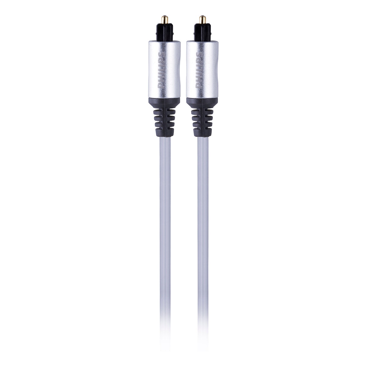 Philips Elite 6 ft. Toslink Cable, Silver