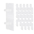 Power Gear Dual Flexible Outlet Safety Covers, White, 30 Pack