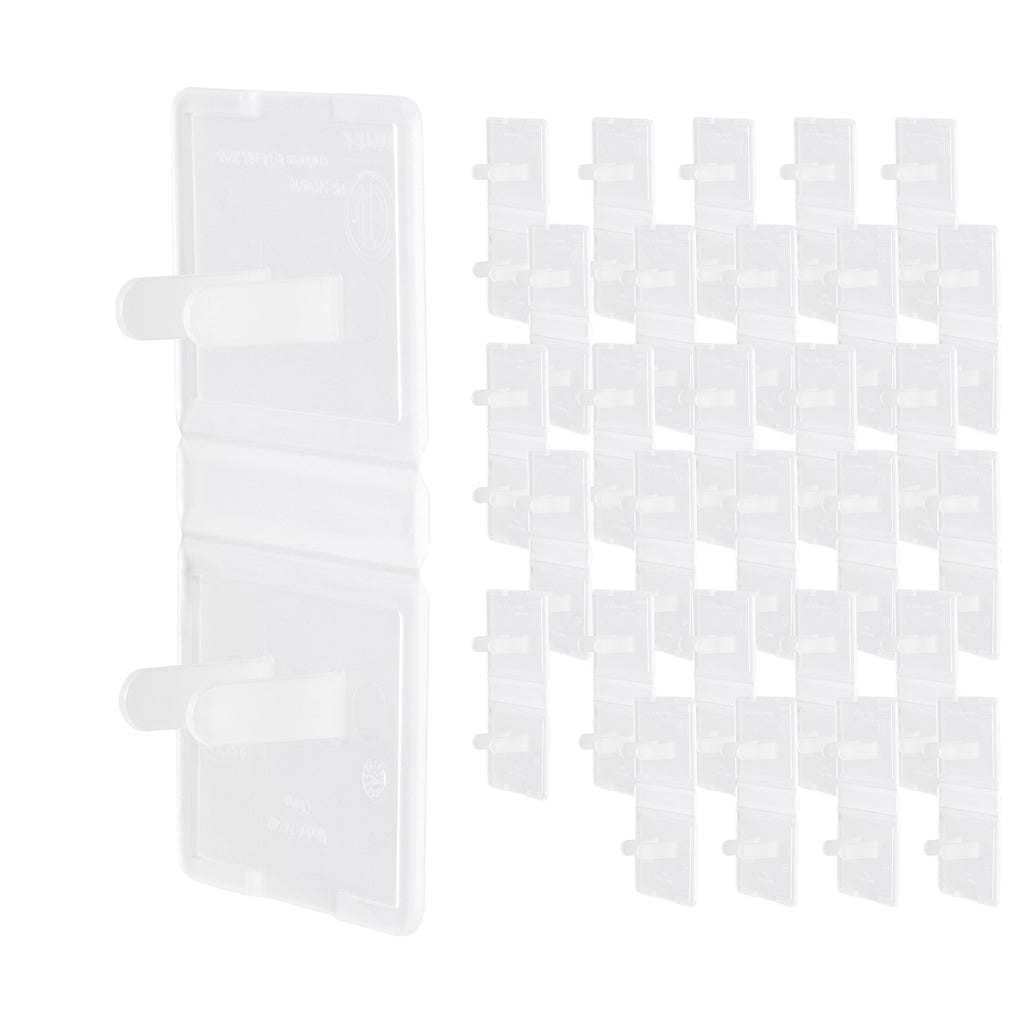 Power Gear Dual Flexible Outlet Safety Covers, White, 30 Pack