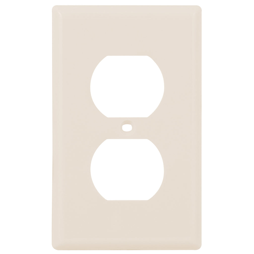 Power Gear Outlet Wall Plate Cover, Light Almond