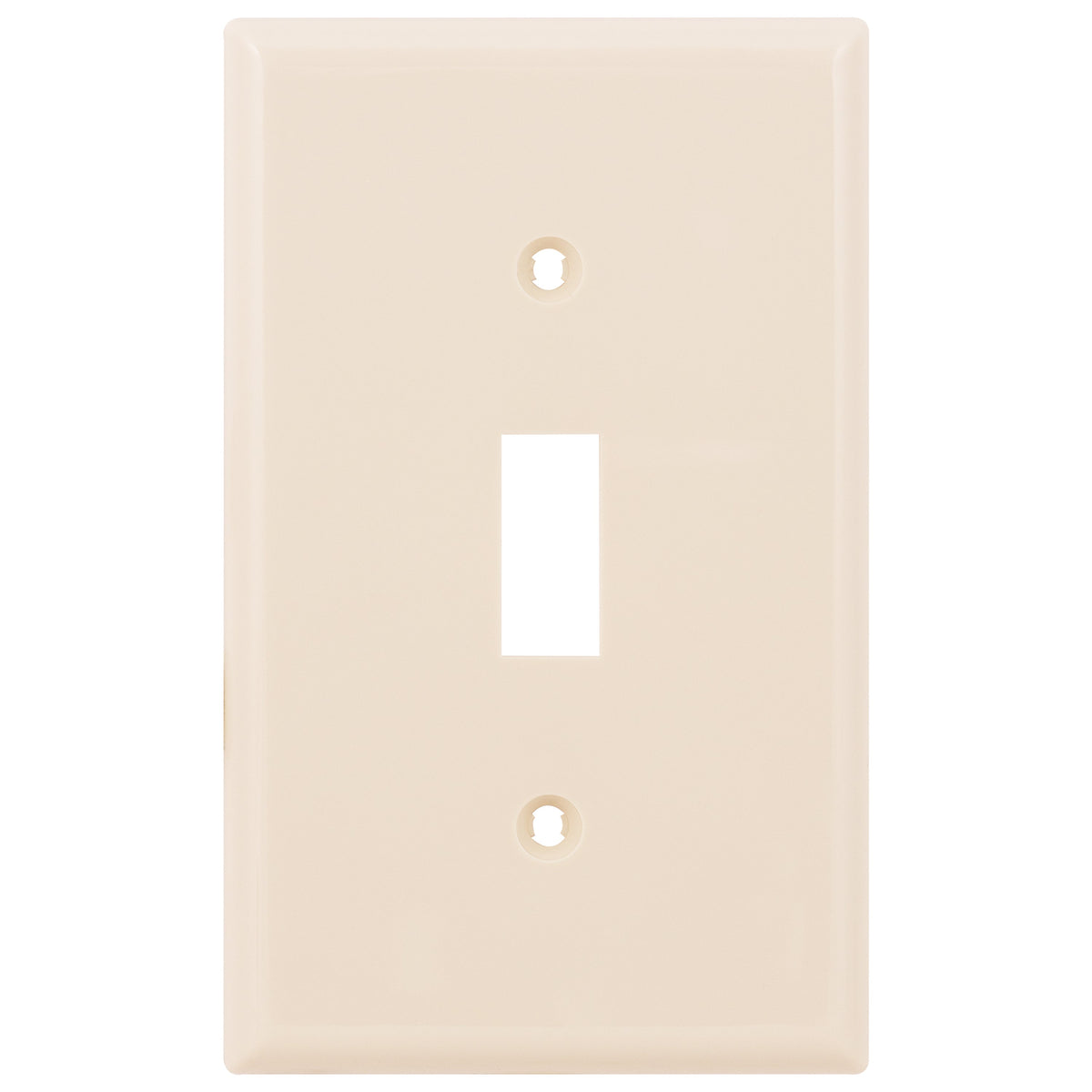 Power Gear Single Switch Wallplate, Light Almond