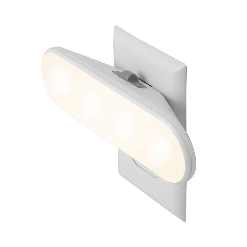GE UltraBright Plug-In Automatic LED Light Bar, White, 2 Pack