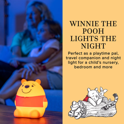 Disney Winnie the Pooh Squish’ems Dimmable Tabletop LED Night Light