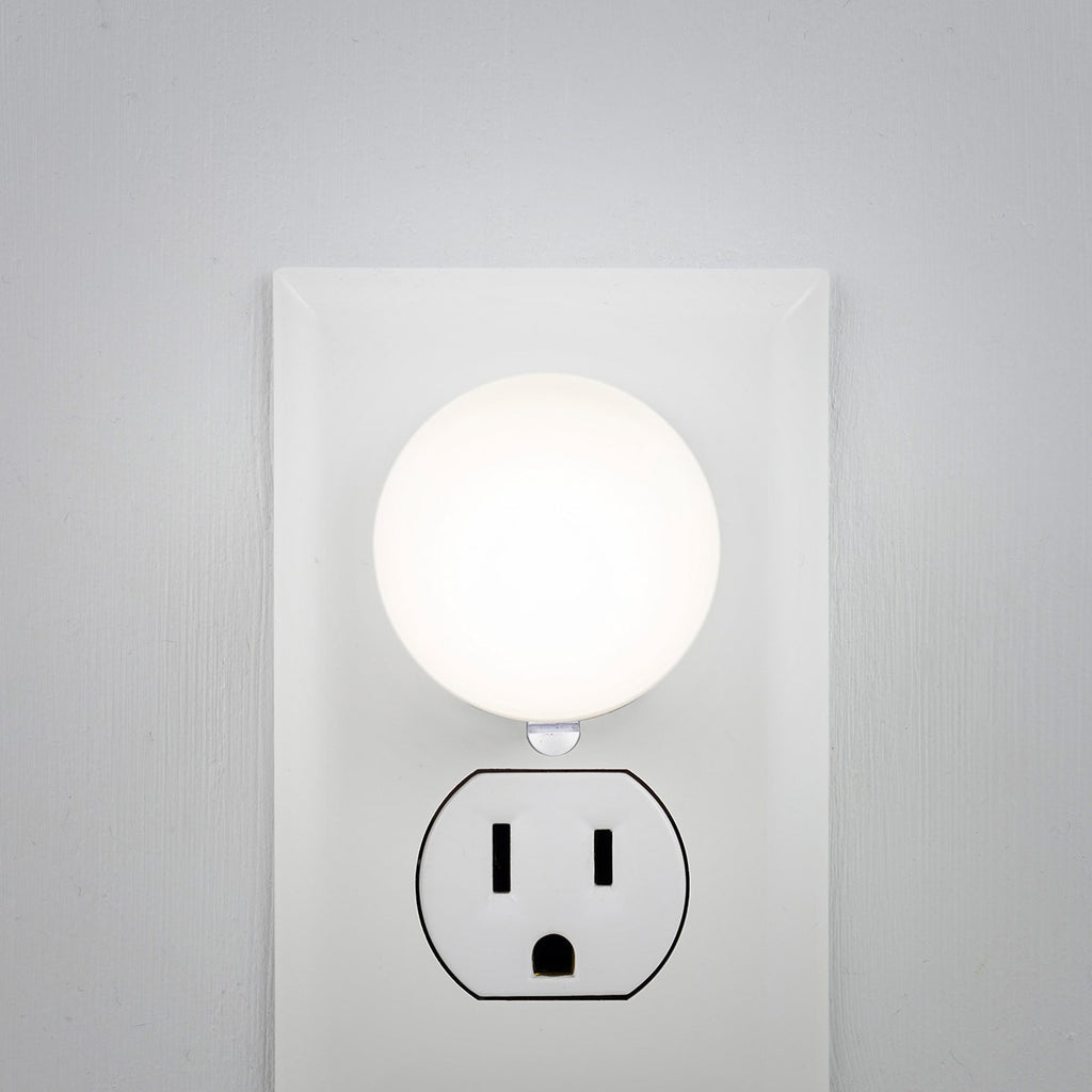 Lights by Night GLO Dot Light Sensing LED Night Light, White, 2 Pack