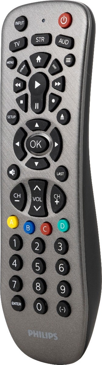 Philips 3-Device Universal Remote, Brushed Graphite