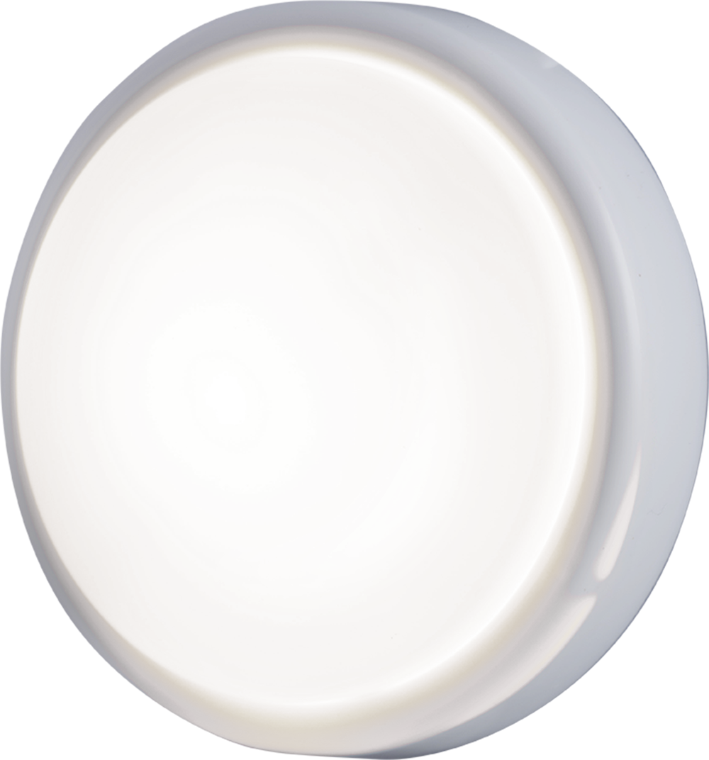 GE Battery Operated Round Tap Light, White