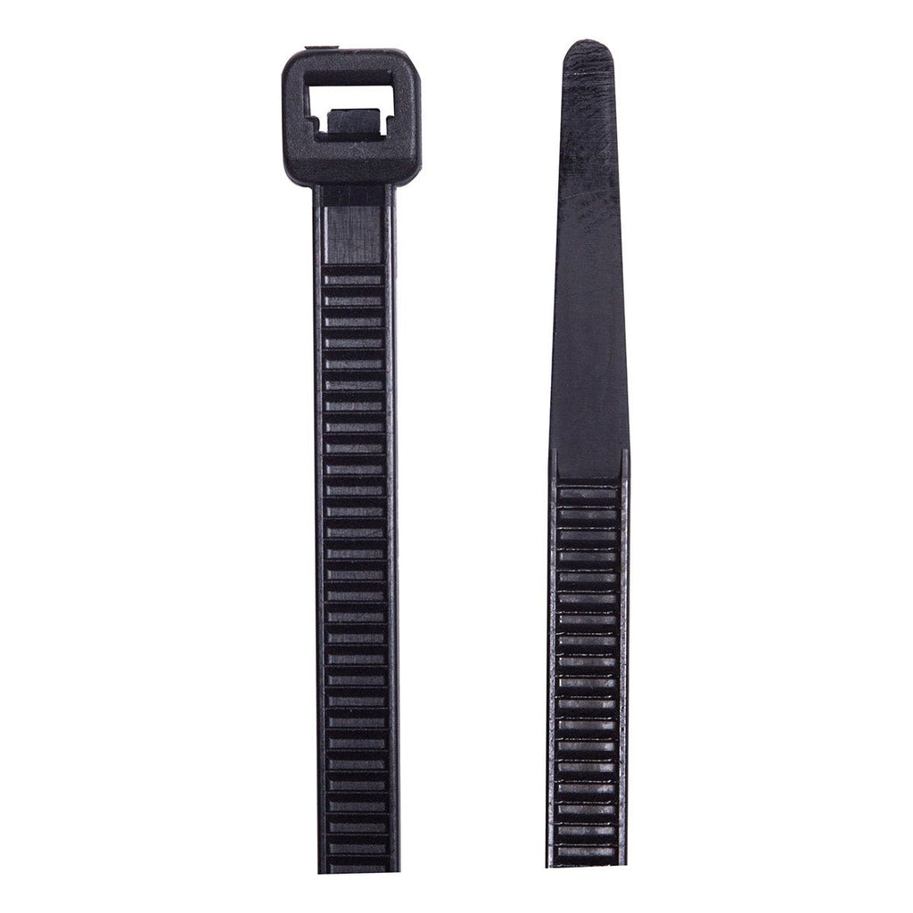 Power Gear 20in. Plastic Cable Ties, Black, 25 Pack
