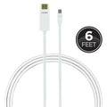 GE 6ft. Mini DisplayPort to HDMI Cable, White