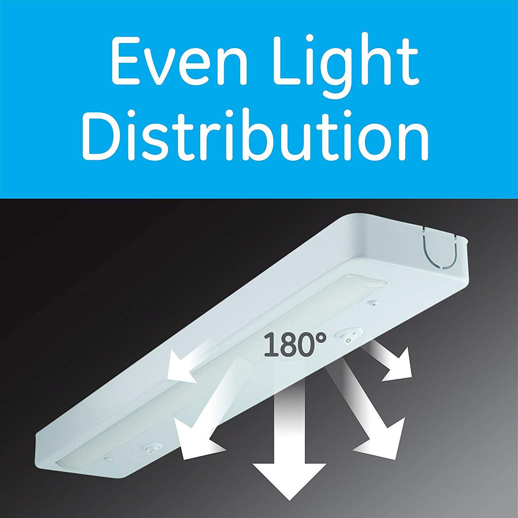 Enbrighten 24in. Direct Wire LED Under Cabinet Light Fixture, White