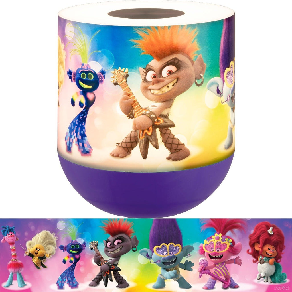 Universal Trolls World Tour Color Changing Tabletop LED Night Light, Purple