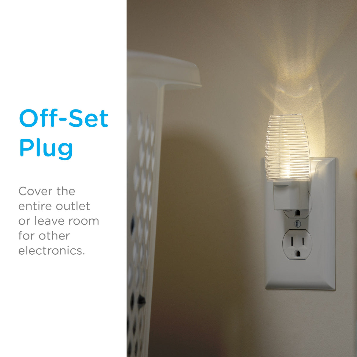Lights by Night Light Sensing LED Night Light, 4 Pack, White