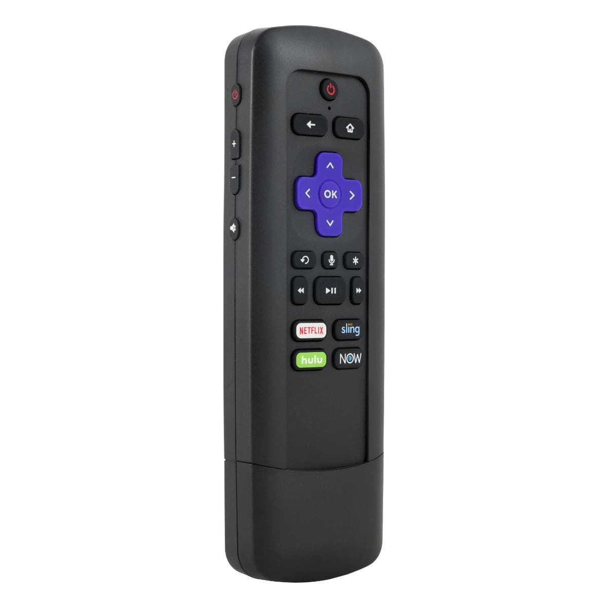Philips 4-Device Universal Companion Remote for Roku with Flip and Slide Cradle, Black