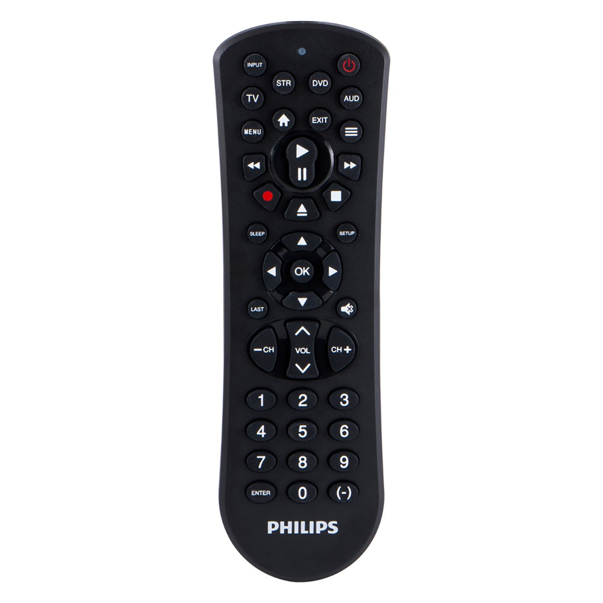 Philips 4-Device Universal Remote, Black