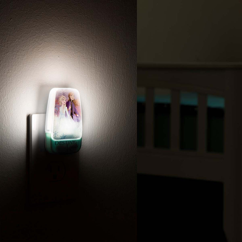 Disney Frozen II Light Sensing LED Night Light, Blue