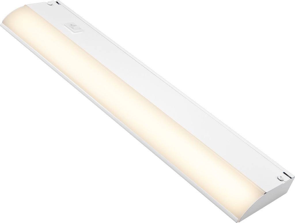 Enbrighten 16in. On/Off  Direct Wire LED Under Cabinet Light Fixture, White