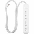 Philips 6-Outlet 4ft. Surge Protector, White