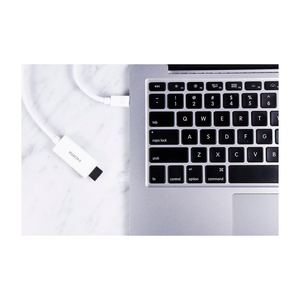 Philips 6ft. Mini DisplayPort to HDMI Cable, White