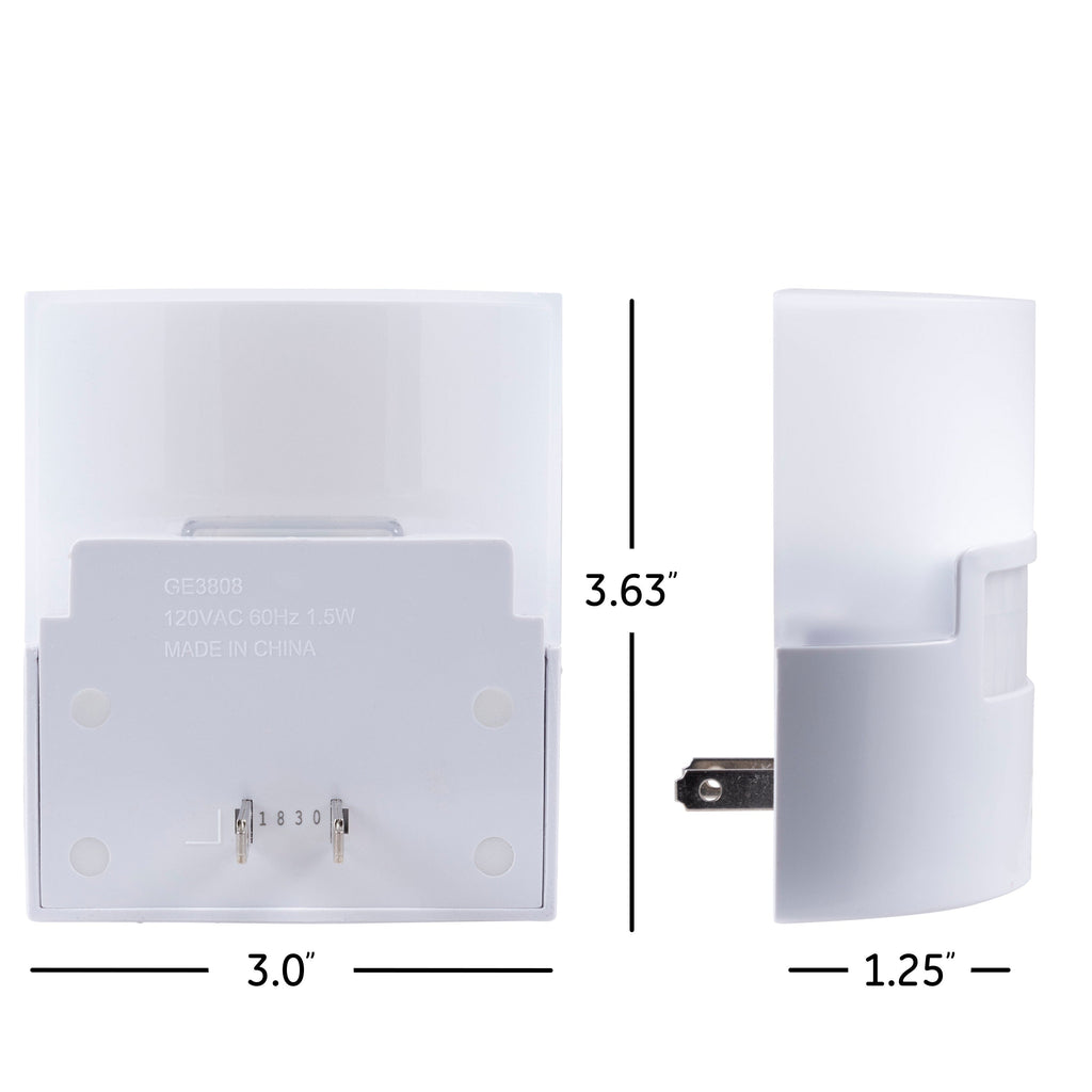 GE Enbrighten UltraBrite Motion Activated LED Night Light, White