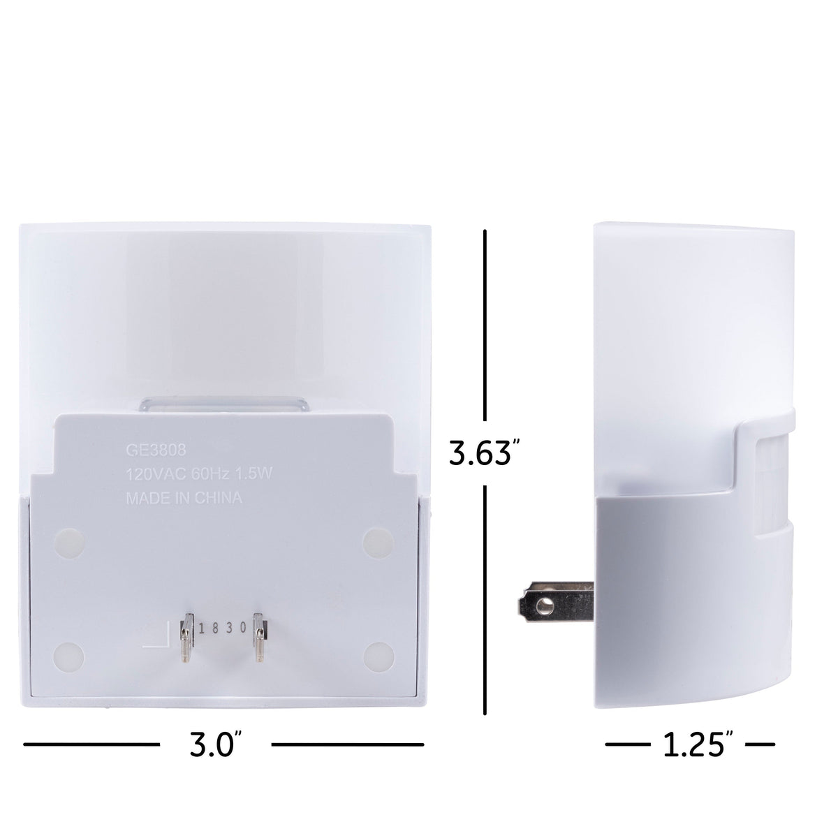 GE Enbrighten UltraBrite Motion Activated LED Night Light, White