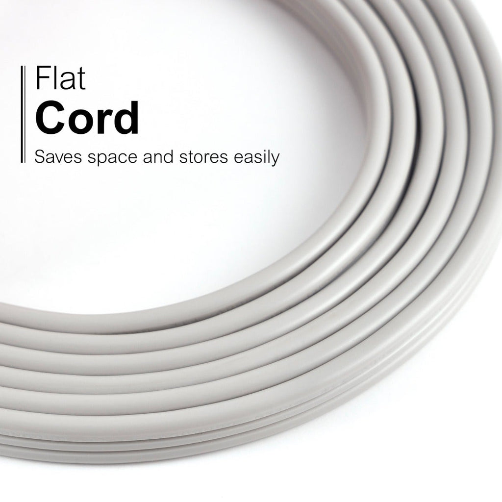 GE 3-Outlet 3ft. Extension Cord with Right-Angle Plug, Gray