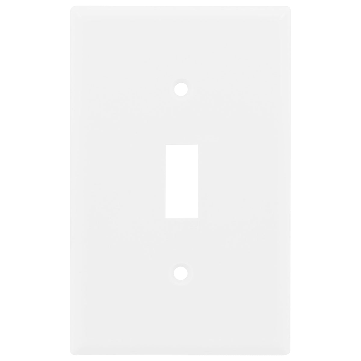 Power Gear Single Oversized Wall Plate Cover, White