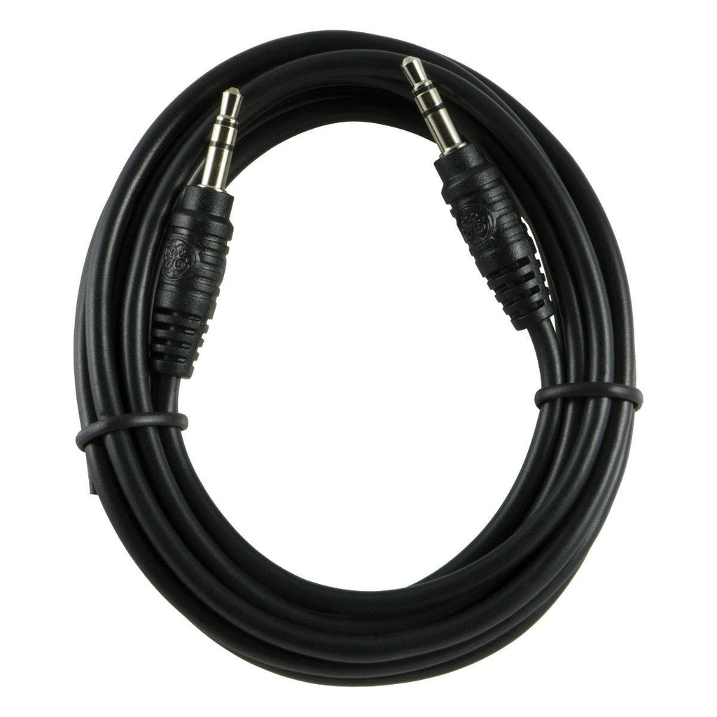 GE 6ft. 3.5mm Auxiliary Audio Cable, Black