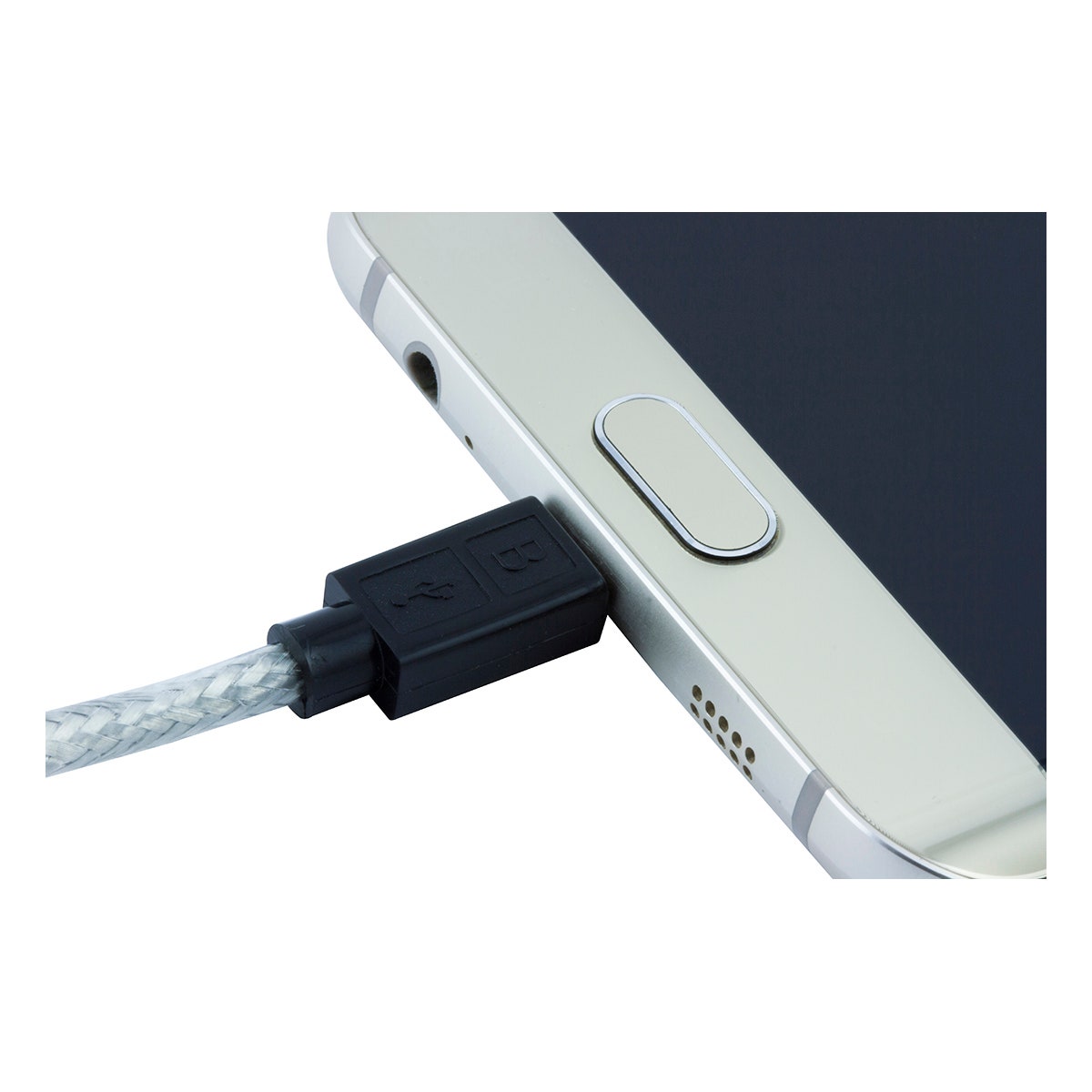 GE 6ft. USB-A to Micro USB Charging Cable, Silver