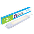 Enbrighten 12in. Plug-In LED Under Cabinet Light Fixture, White
