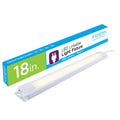 Enbrighten 18in. Plug-In LED Under Cabinet Light Fixture, White