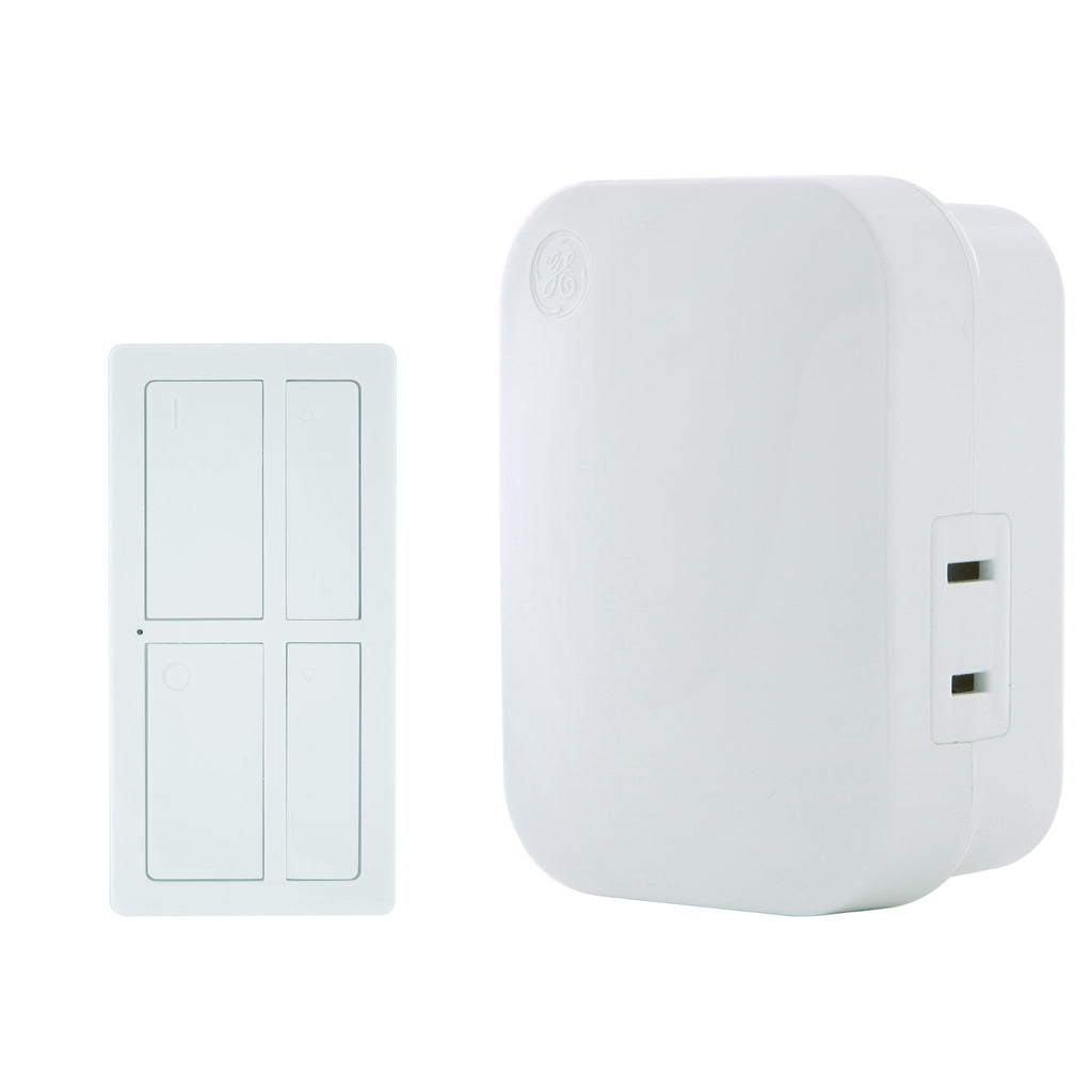 GE mySelectSmart Wireless Remote with Dimming Lighting Control, White