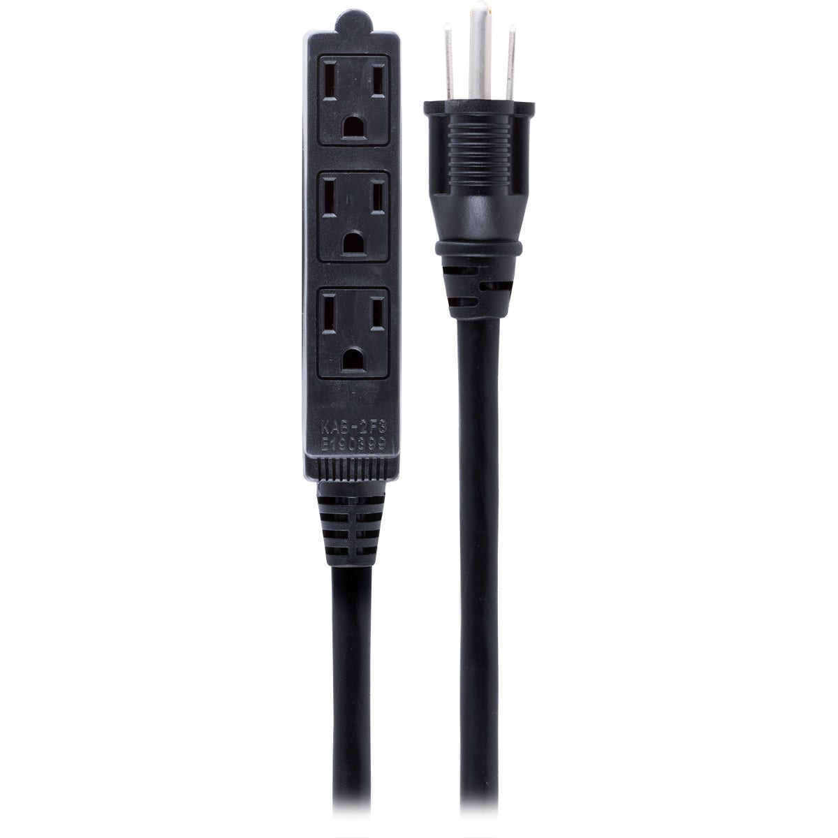 UltraPro 3-Outlet 25ft. Heavy Duty Outdoor Extension Cord, Black