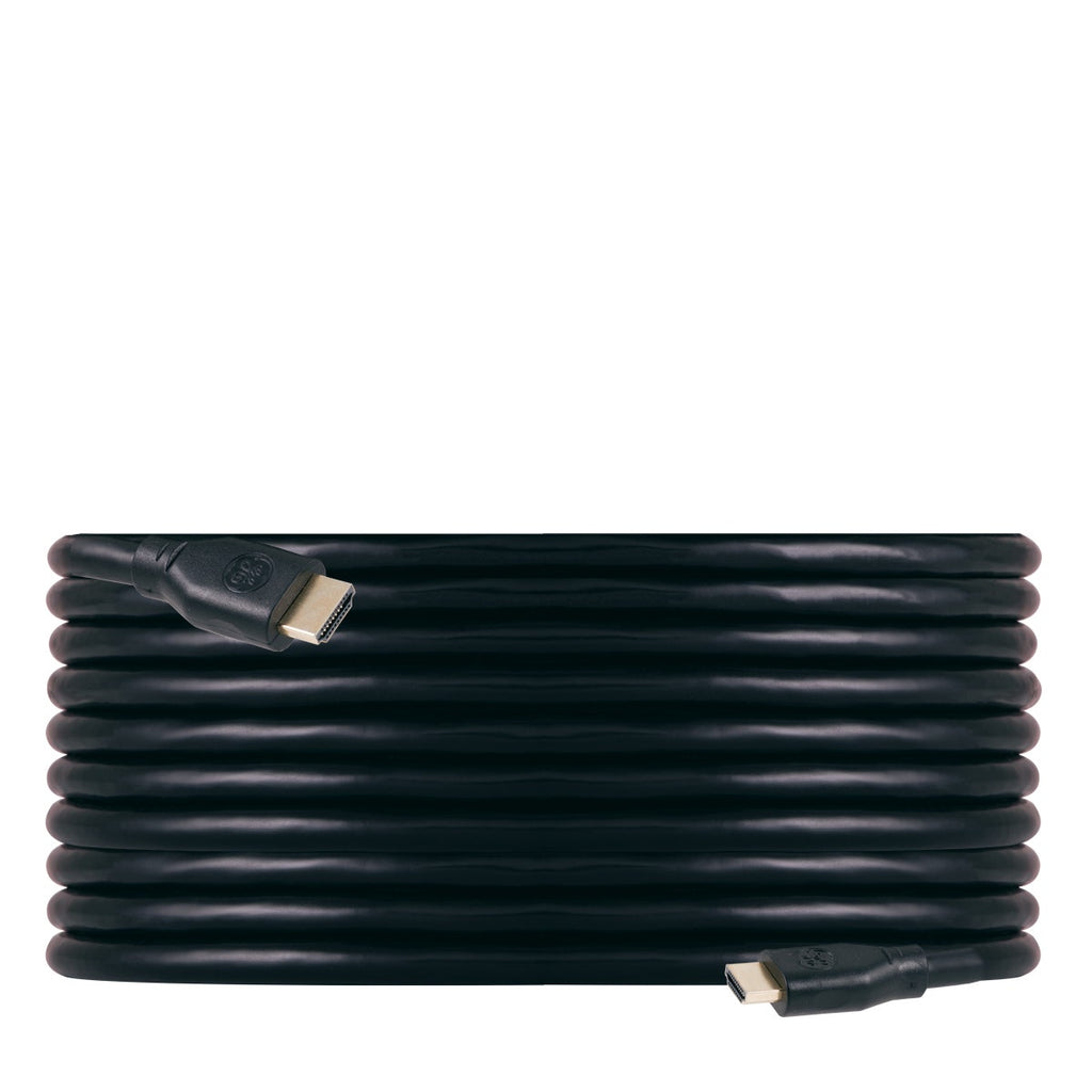 GE 25ft. HDMI Cable with Ethernet, Black