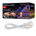 Enbrighten WiFi VIBE Eternity Eave Lights Extension Cable, 10ft. White