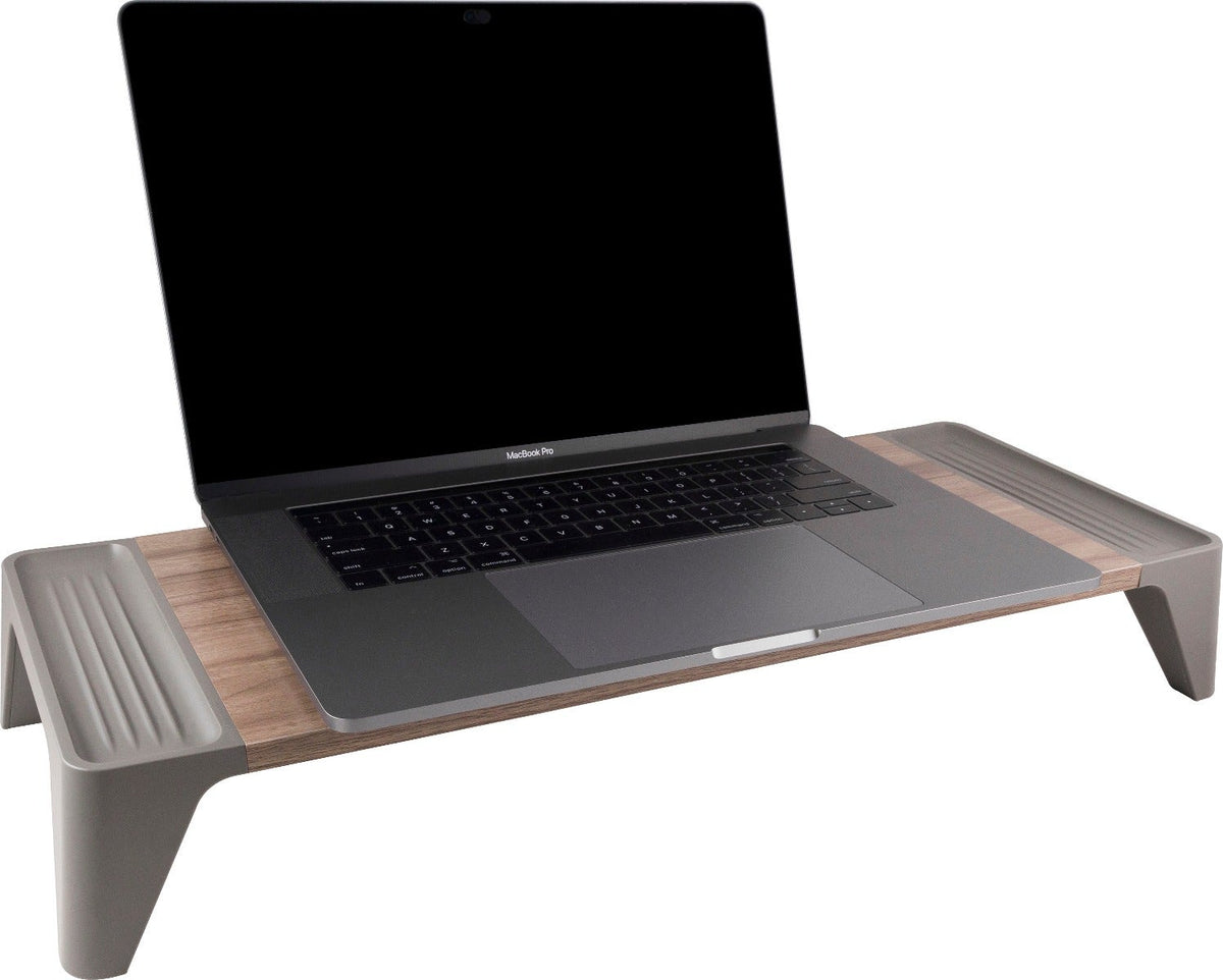 Philips Monitor Stand, Brown Wood