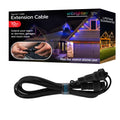 Enbrighten WiFi VIBE Eternity Eave Lights Extension Cable, 10ft. Black