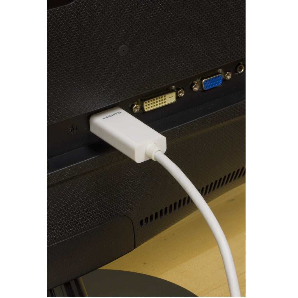 GE 6ft. Mini DisplayPort to HDMI Cable, White