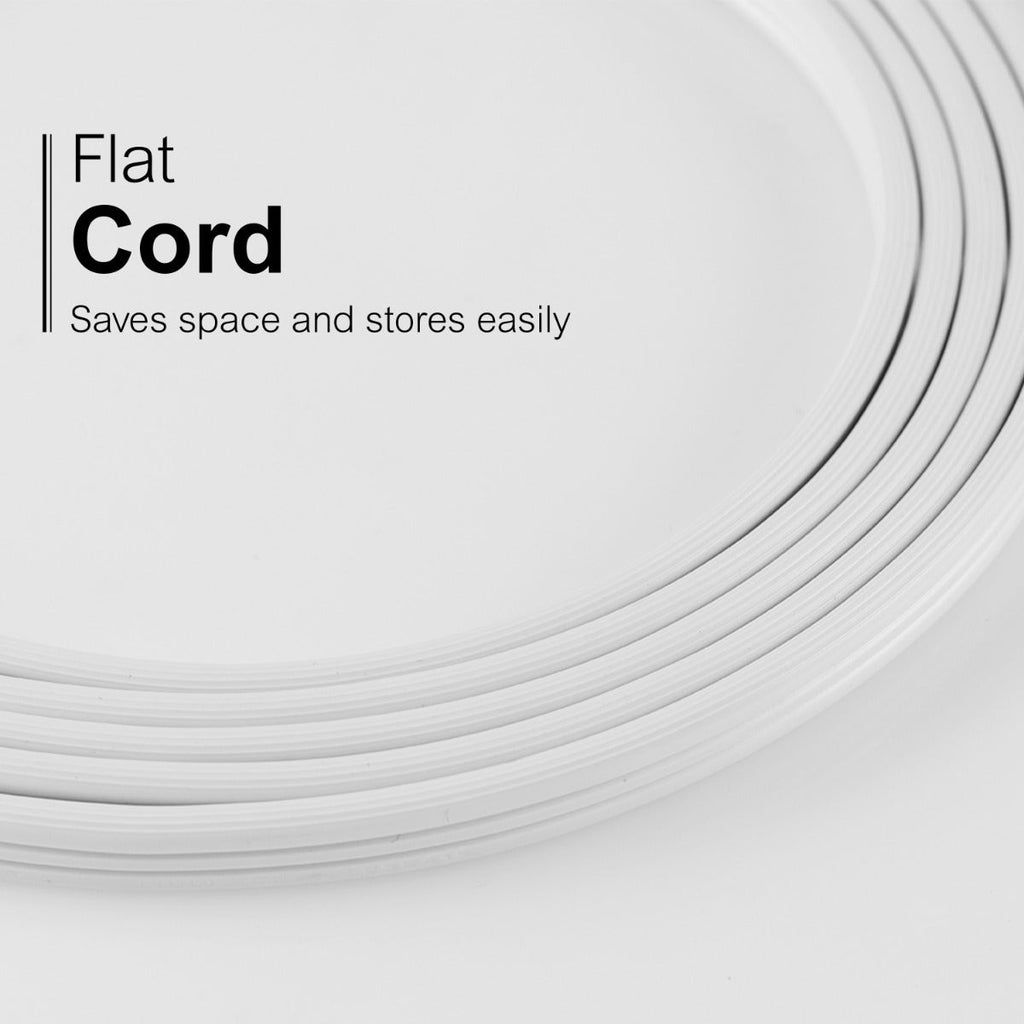 GE 3-Outlet 3ft. Extension Cord  with Right-Angle Plug, White