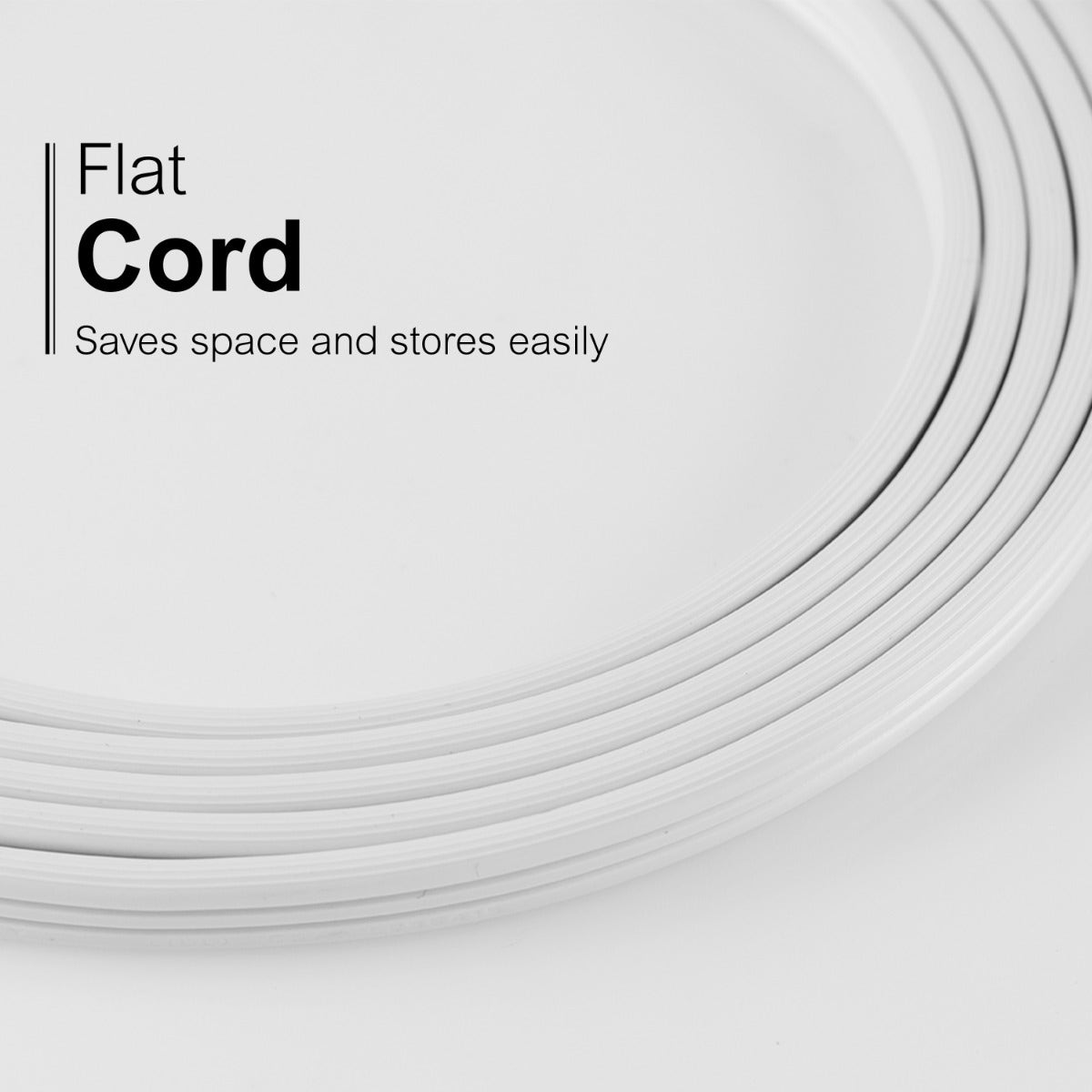 GE 3-Outlet 3ft. Extension Cord  with Right-Angle Plug, 2 Pack, White