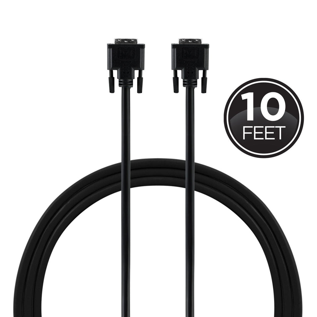 GE 10ft. DVI-D Dual Link Cable, Black