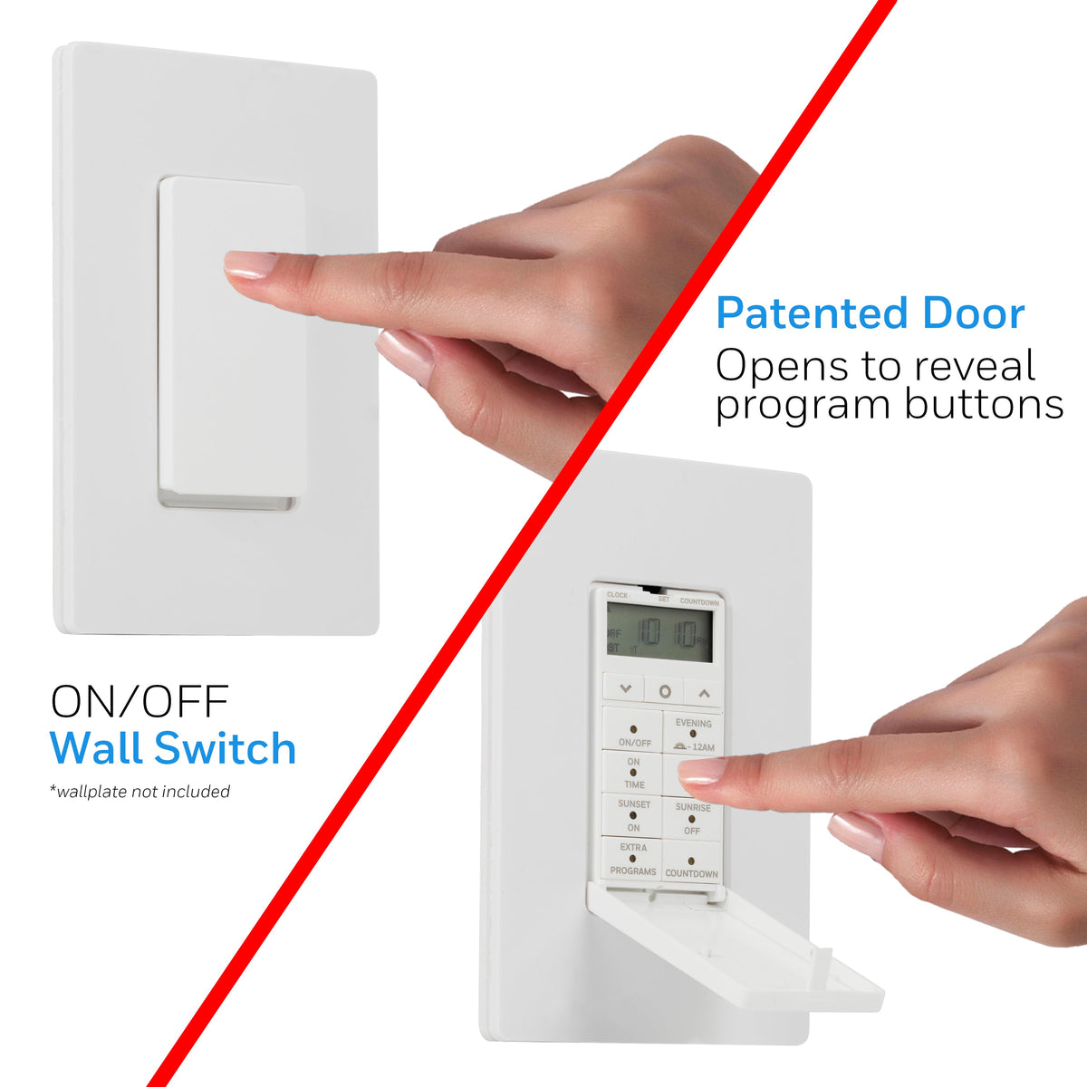 UltraPro Daysmart 7-Day In-Wall Digital Timer