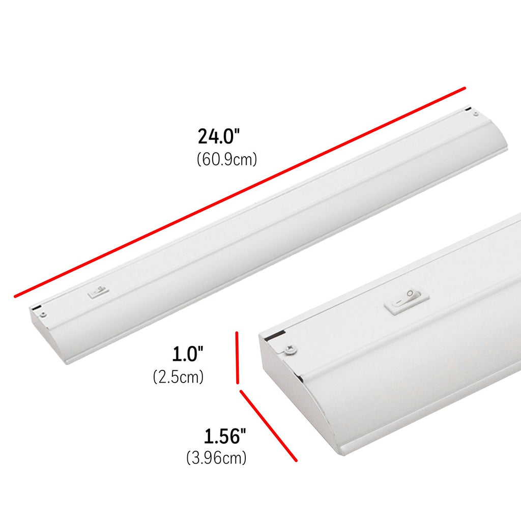 UltraPro 24in. On/Off Direct Wire LED Light Fixture