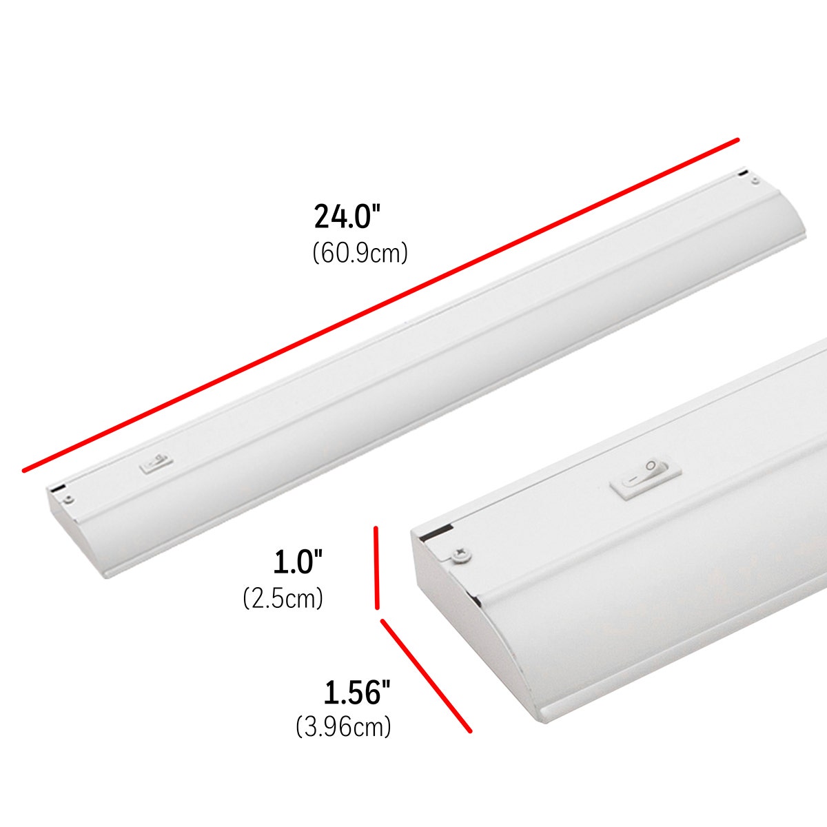 UltraPro 24in. On/Off Direct Wire LED Light Fixture