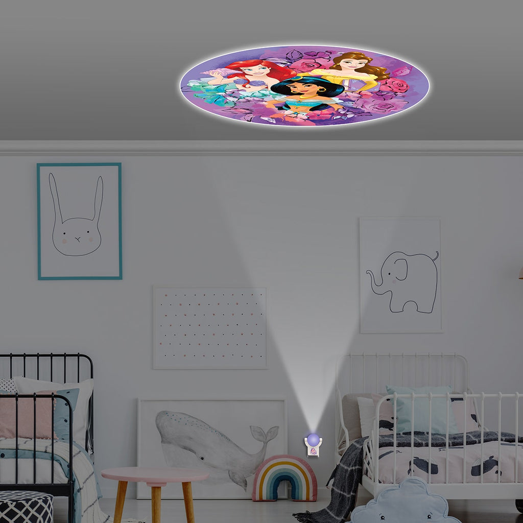 Projectables Disney Princess Light Sensing LED Night Light, Pink