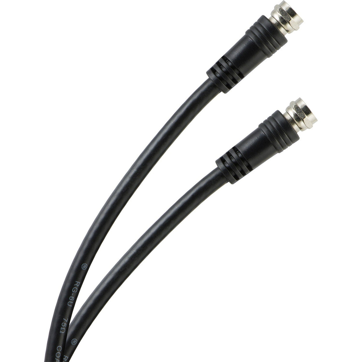 GE 25ft. RG6 Coaxial Cable, Black