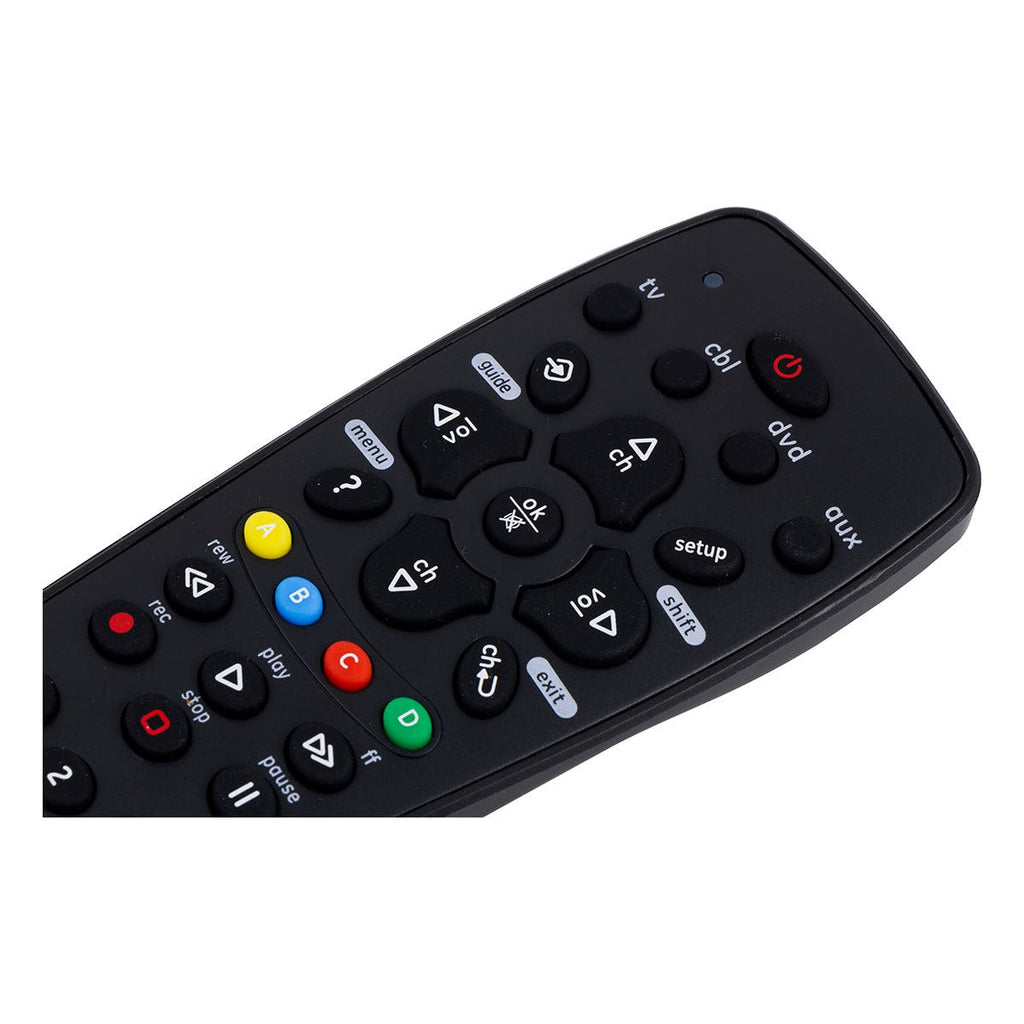 GE 4-Device Universal Remote, Black