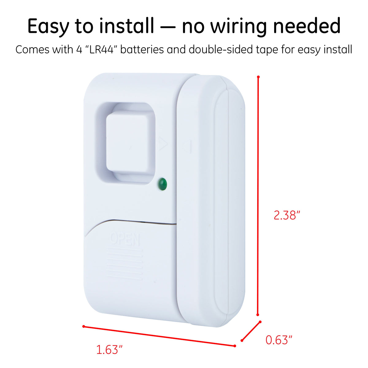 UltraPro Battery-Operated Magnetic Window Alarm, 2 pack