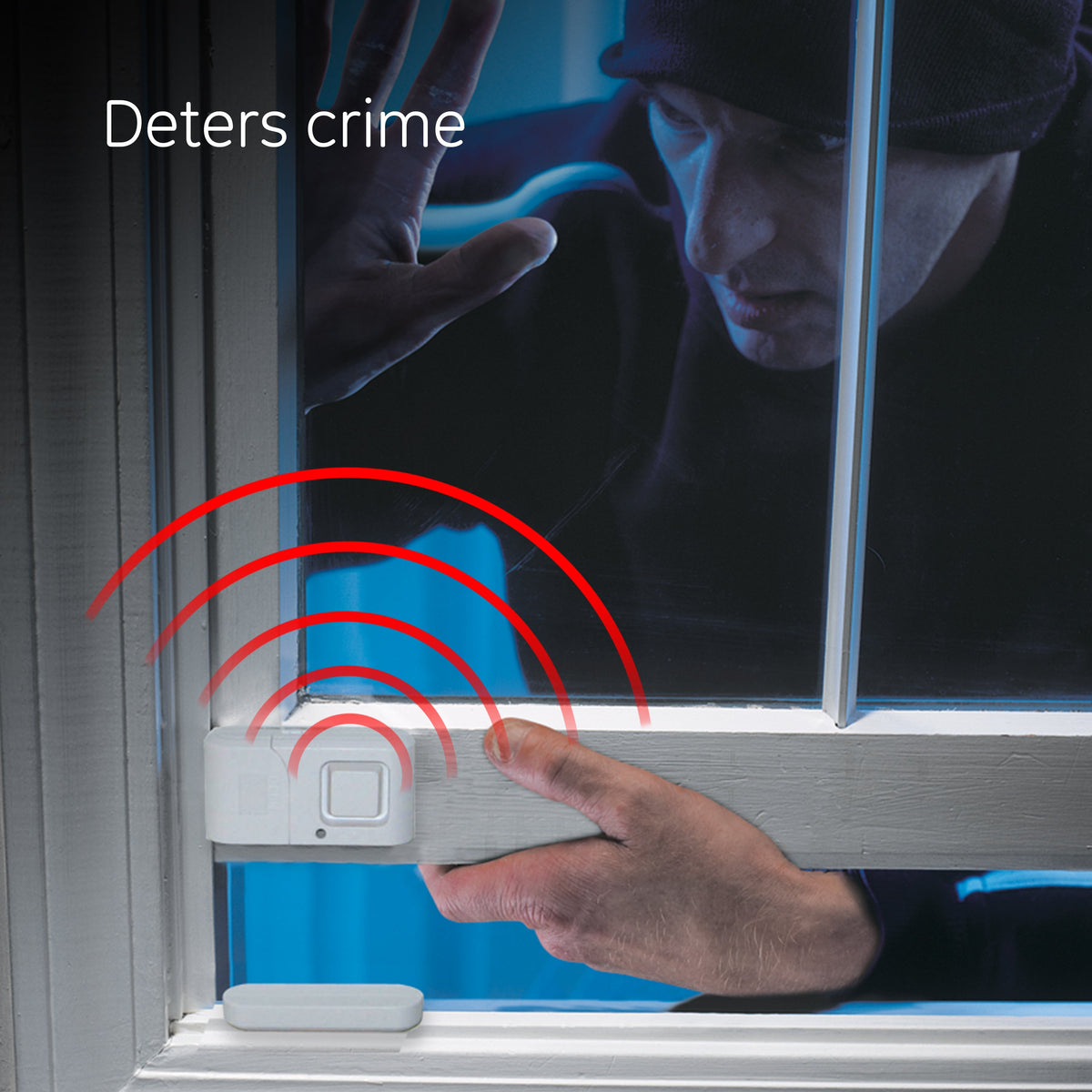 UltraPro Battery-Operated Magnetic Window Alarm, 2 pack
